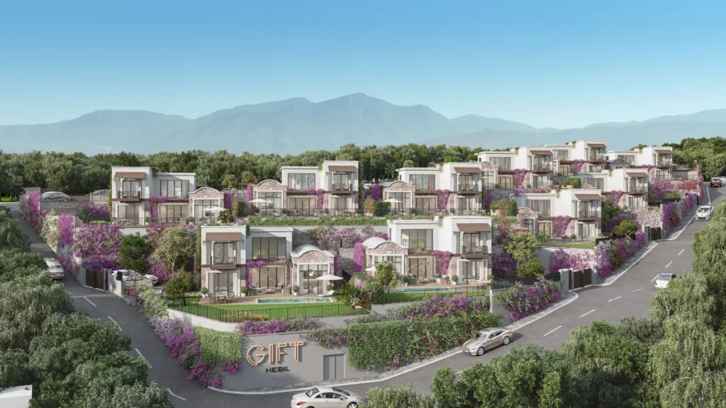 Bodrum Türkbükü bölgesinde Gift Hebil satılık villa projesi